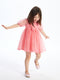 Crew Neck Short Sleeve Lace Baby Girl Dress